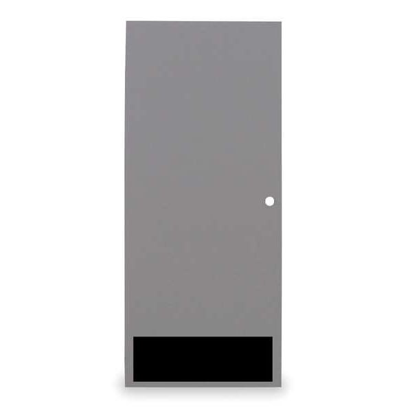 Ceco Flush Steel Door, 84 in H, 36 in W, 1 3/4 in Thick, 18-gauge, Type: 2 - CHMD X FL30 70 X CYL-CU-18GA
