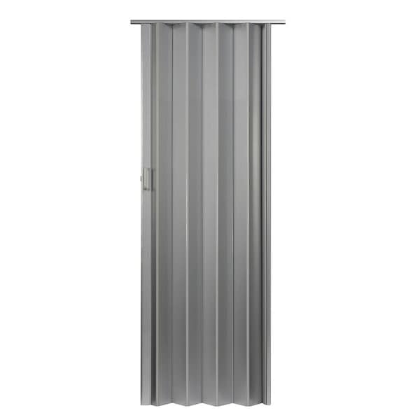 Spectrum 36 x 80 in. Oakmont Folding Doors, Silver - OAKMT3680SEC