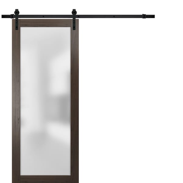 Sartodoors Double Pocket Interior Door, 56" x 80", White - PLANUM2102BD-CA-B-42