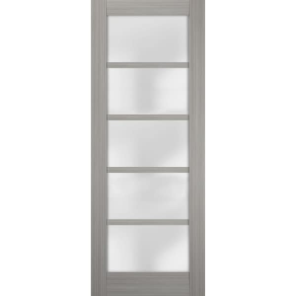 Sartodoors Barn Bypass Interior Door, 72" x 96", White - QUADRO4002S-SSS-24