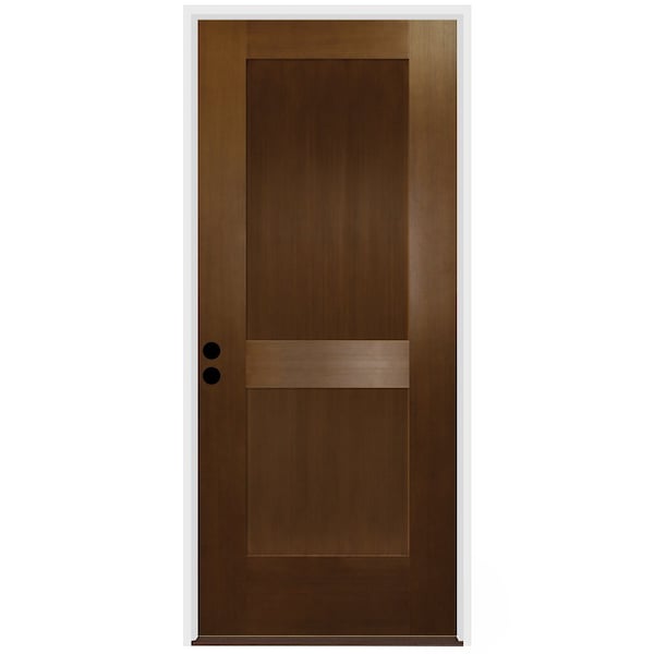Trimlite Exterior Single Door, Right Hand/Inswing, 1.75 Thick, Fiberglass - 2868RHISPFG2PSHK491626DB