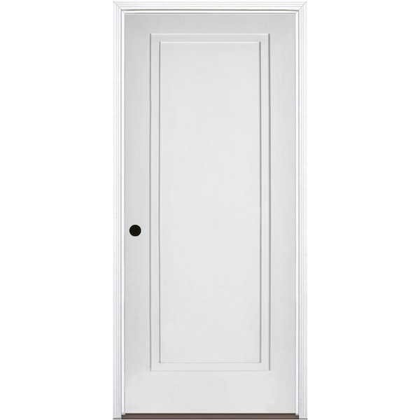 Codel Doors 32"x80"x1-3/4" Primed 1-Panel 2-Step Interior Shaker 20min Fire Rated 4-9/16" RH Prehung Door - 2868134PRI849120MRH10BB4916