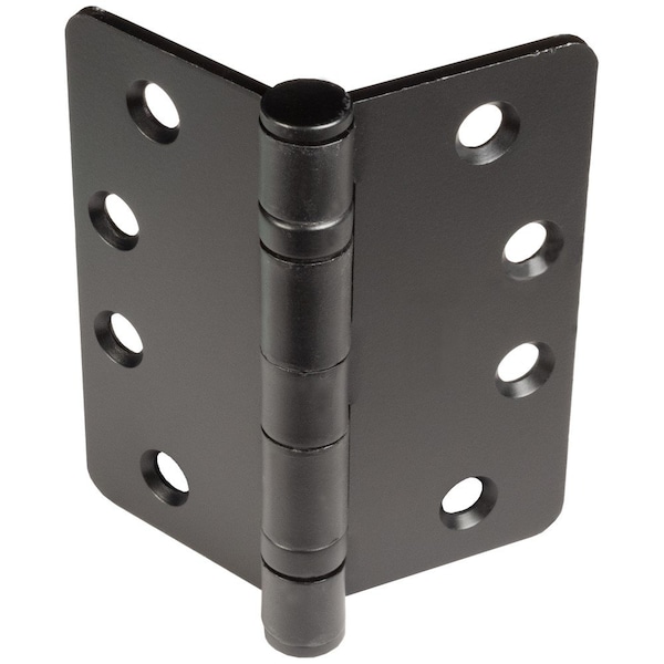 Codel Doors 30" x 96" x 1-3/8" Primed 3-Panel Equal Panel Interior Shaker 7-1/4" RH Prehung Door w/Black Hinges - 2680PRI8433RH1D714