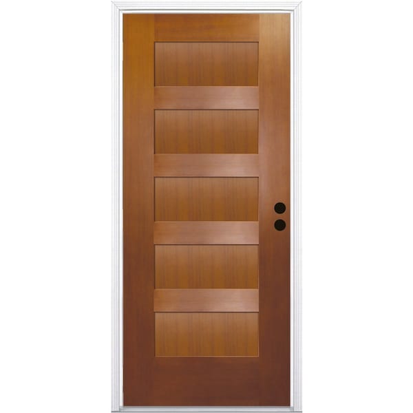Trimlite Exterior Single Door, Left Hand/Inswing, 1.75 Thick, Fiberglass - 3068LHISPFG5PSHK49161DM