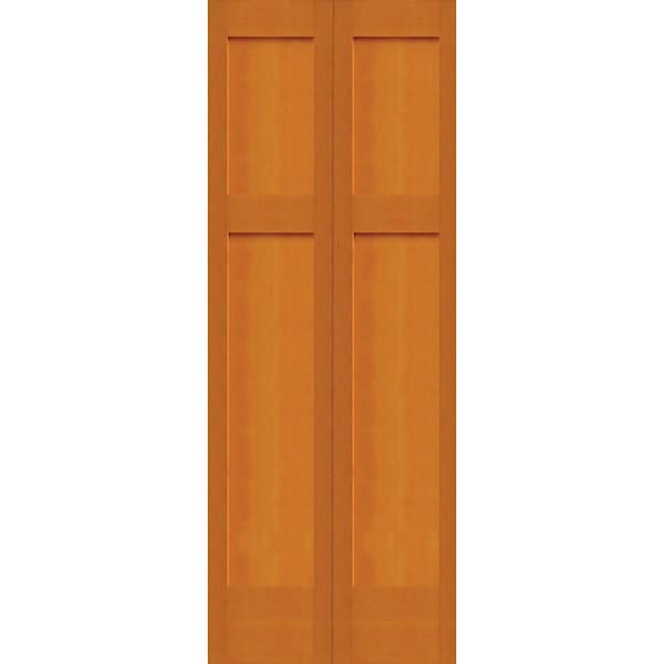 Codel Doors 36" x  80" Fir 3-Panel Mission Shaker Bifold Door and Hardware - 3068FIR8403BF