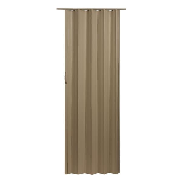 Perfectpatio 36 x 80 in. Sienna Timber Accordion Folding Door, Beige - PE3034555