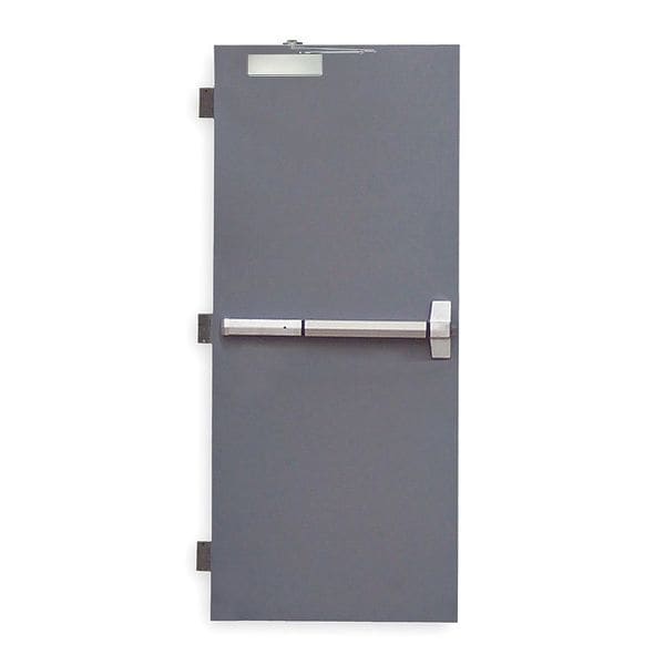 Ceco Security Door, RHR, 84 in H, 36 in W, 1 3/4 in Thick, 18 Gauge Steel, Type: 2 - RSHL-1-3070-RHR-CU