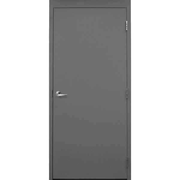 Ceco Noise Reduction Door with Frame, LH, 84 in H, 36 in W, 1 3/4 in Thick, 16-gauge steel, Type: 1 - CST-STC46-3070-LH-CYL