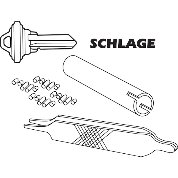 Prime-Line Prime-Line No. 5 Metal Re-Keying Kit 1 pk - E 2402