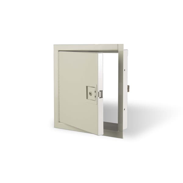 Karp Uninsulated Fire Rated Access Door, KRP-250FR Keyed Paddle Latch Prime 24x24 - NKRPP2424PH