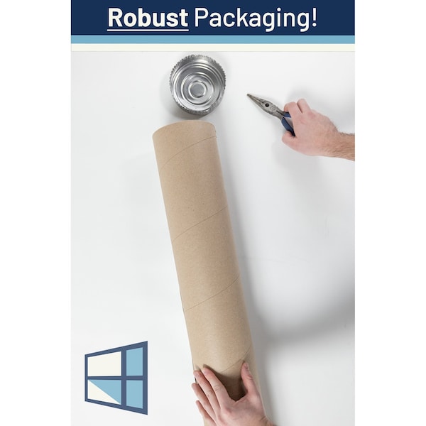 Ritescreen 74-7/8in W x 33-5/8in H Sliding Screen Door, KD.144EXT, Petscreen Mesh, White; White - KD.144EXT-C01-MSPT-H74 0.875 - W33 0.625-RH