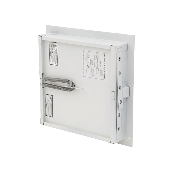 Elmdor Fire Rated Ceiling Access Door, 12x12, Prime Coat W/ Dual Purpose Lock - FRC12X12PC-DUL