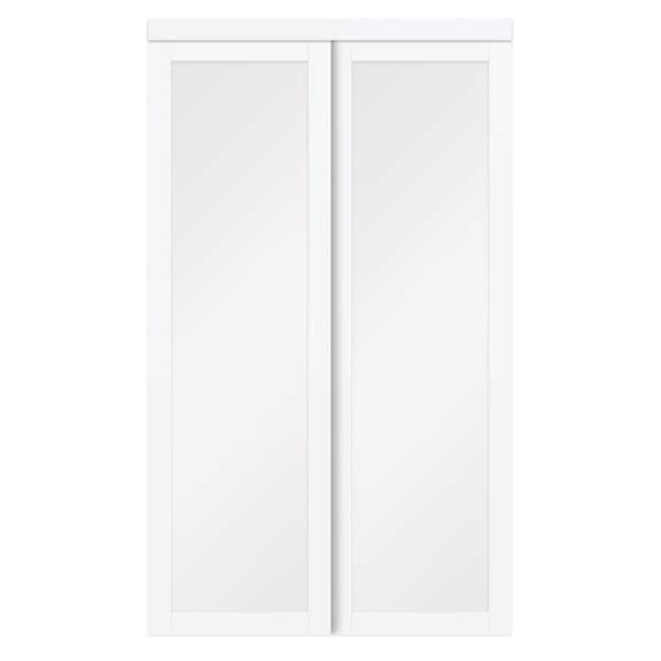 Renin Renin 48 in. x 80 1/2 in. Twilight 1-Lite  Bypass Door - EU3220PWFGE048080