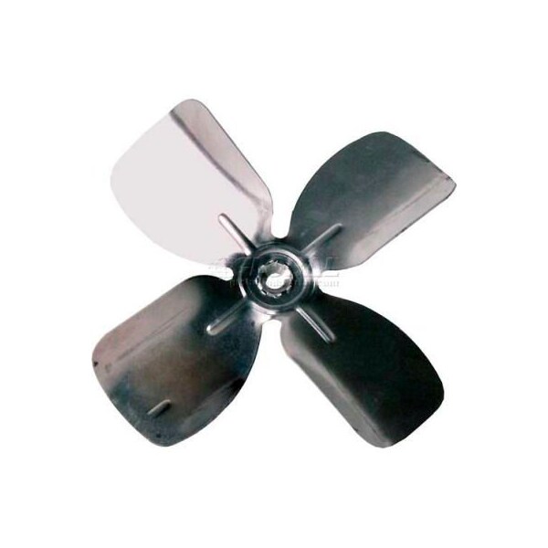 Lau Small Fixed Hub Fan Blade, 6in Dia., 27 Pitch, CCW, 1/4in Bore, 7/8in Blade Depth, 4 Blade - 627CCWA