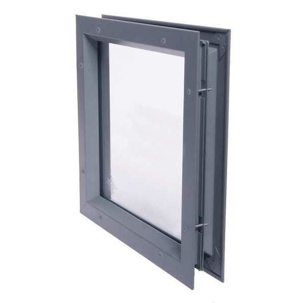 National Guard Lite Kit with Glass, Steel, 32" Opening H - L-TG-1/4"-FRA-GT118 24"X32