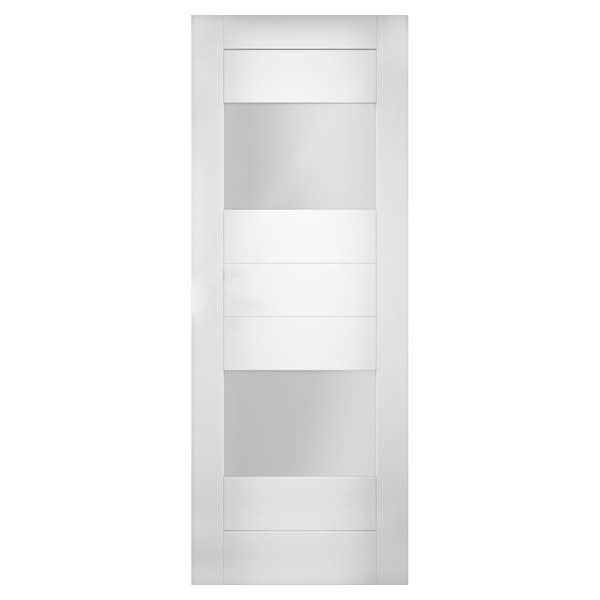 Vdomdoors Slab Interior Door, 36" x 80", White - SETE6222S-WS-36