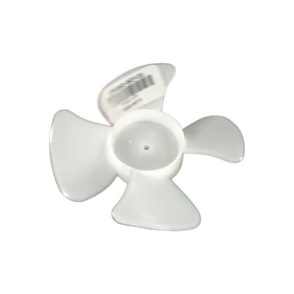 Pem Motors Small Plastic Push-On Fan Blade, 3-1/2" Dia., CW, 3/16" Bore, 3/4" Blade Depth, 4 Blade - 8660-6012