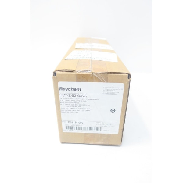 Kit de terminación interior/exterior de 5/8KV Raychem 0.80-1.25IN conector - HVT-Z-82-G/SG