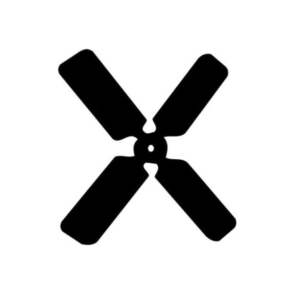 Airmaster Fan Airmaster Fan 24in Galvanized Propeller - 5/8in Bore - 21120