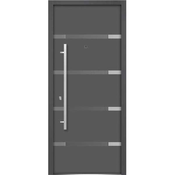 Vdomdoors Sample of Color Grey Graphite for the Exterior Door - DEUX1105ED-GRE-SAM