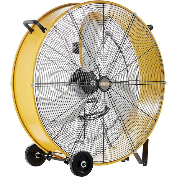 Elexnux Industrial Fan, 33 in Blade Dia, 3 Speeds Speeds, 120, 33.5 in W - IR-FAN7801