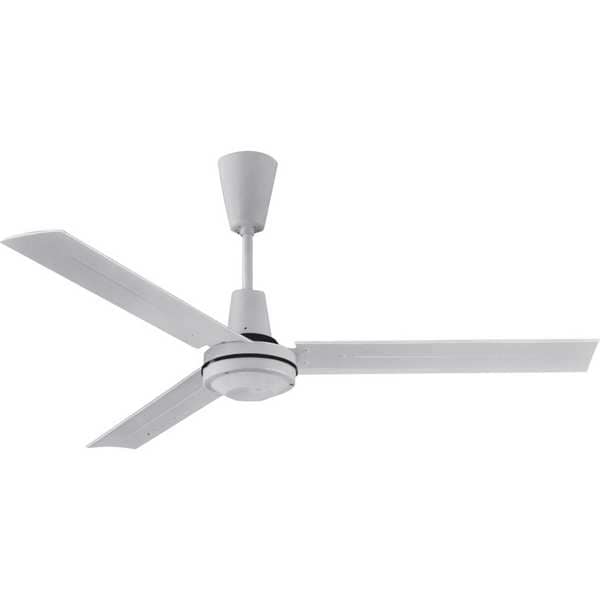 Qmark Commercial Ceiling Fan, 3 ft Blade Dia, 3 Blades, Variable Speeds, 120V AC, White - 36201C