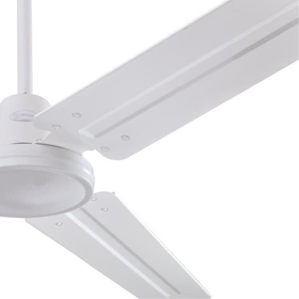 Westinghouse Jax Industrial-Style 56" 3-Blade Wht Indoor Ceiling Fan, Wall Control - 7840900