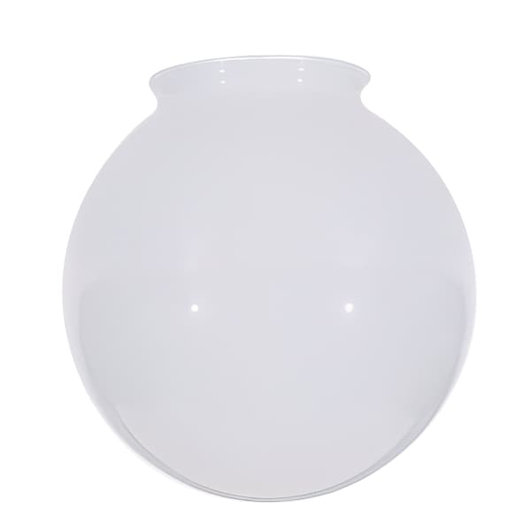 Satco Sprayed Glossy White Ball Shade Diameter 6 inch Fitter 3-1/4 inch - 50/143
