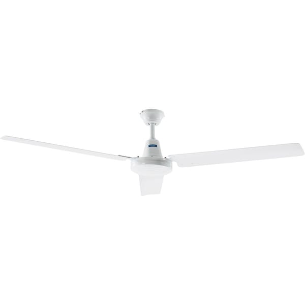 Global Industrial 60 Industrial Ceiling Fan, 4 Speed, 9150 CFM, 120V, White - 293104