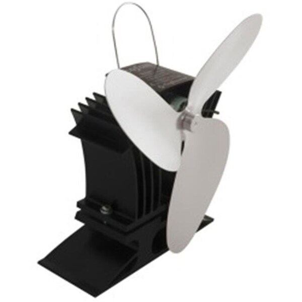 Caframo CAFRAMO LTD 1028456 Ecofan For Gas Stoves; Black Body; Nickel Blades - 1028456