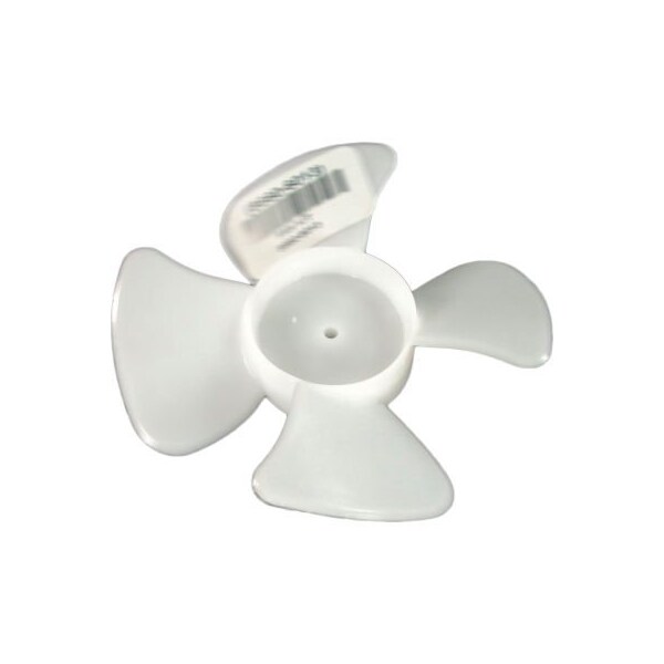 Pem Motors Small Plastic Push-On Fan Blade, 4" Dia., CCW, 3/16" Bore, 3/4" Blade Depth, 4 Blade - 4P4CCWC