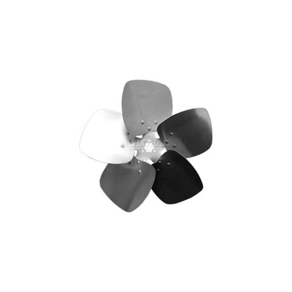 Lau Five Wing Condenser Fan Blade, Interchangeable Hub, Aluminum, CW, 20" Dia., 33 Degree Pitch - 5C2033CW