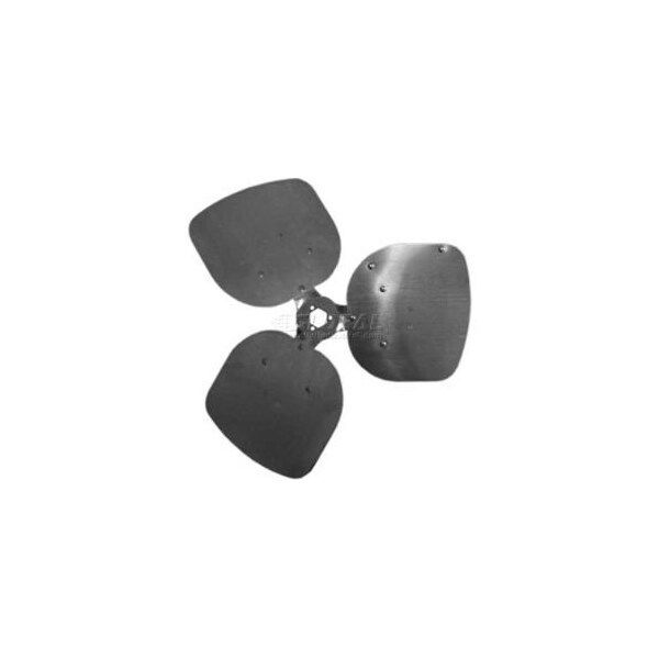 Lau Three Wing Condenser Fan Blade, Interchangeable Hub, Aluminum Blade, CW, 20" Dia., 24 Degree Pitch - 3C2024CW
