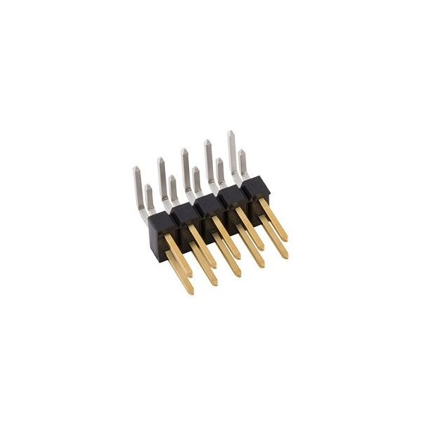 Conector de placa FCI, 14 contactos, 2 filas, macho, ángulo recto, paso de 0.05 pulgadas, terminal de soldadura - 20021112-00014T1LF