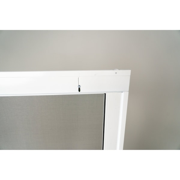 Ritescreen 80 in. W x 30 in. H Sliding Screen Door, FG, Charcoal Fiberglass Mesh, White - FG-KD3080MOMFFW