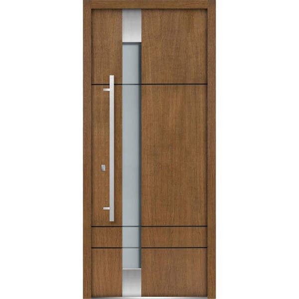 Vdomdoors Sample of Color Natural Oak for the Exterior Door - DEUX1713ED-OAK-SAM