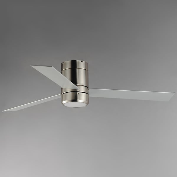 Maxim Lighting Tanker 52'' 3-Blade Hugger Fan w LED Light Kit, Satin Nickel - 88803SN