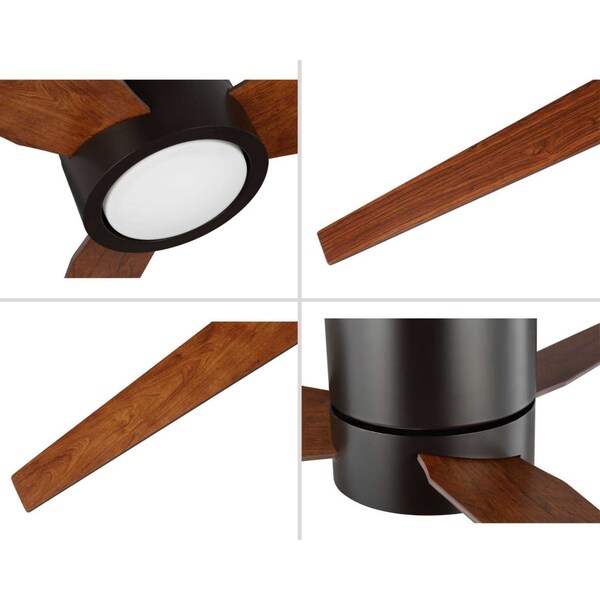 Progress Lighting Braden Collection 56" Three-Blade Indoor Hugger Ceiling Fan - P2588-12930K