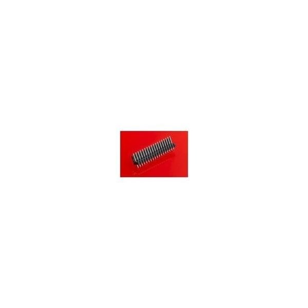 Conector de placa Molex, 5 contactos, 1 fila, macho, recto, paso de 0.1 pulgadas, terminal de soldadura, de bloqueo, - 22280050.