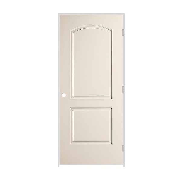 Trimlite Molded Door 28" x 80", Primed White, Fiberboard - 2468MHCCAILH1D6916
