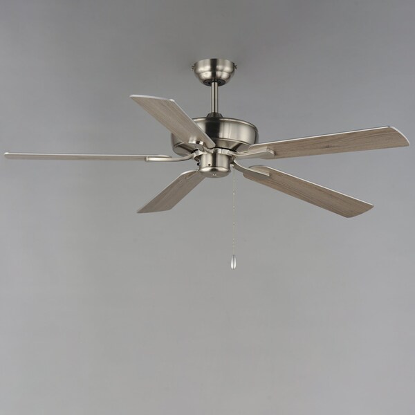 Maxim Lighting 52'' Super-Max Ceiling Fan - Nickel, Satin Nickel - 88935SN