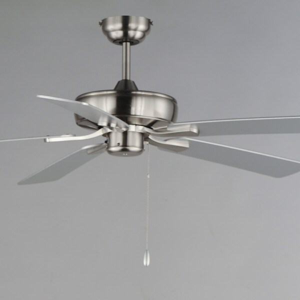 Maxim Lighting 52'' Super-Max Ceiling Fan - Nickel, Satin Nickel - 88935SN