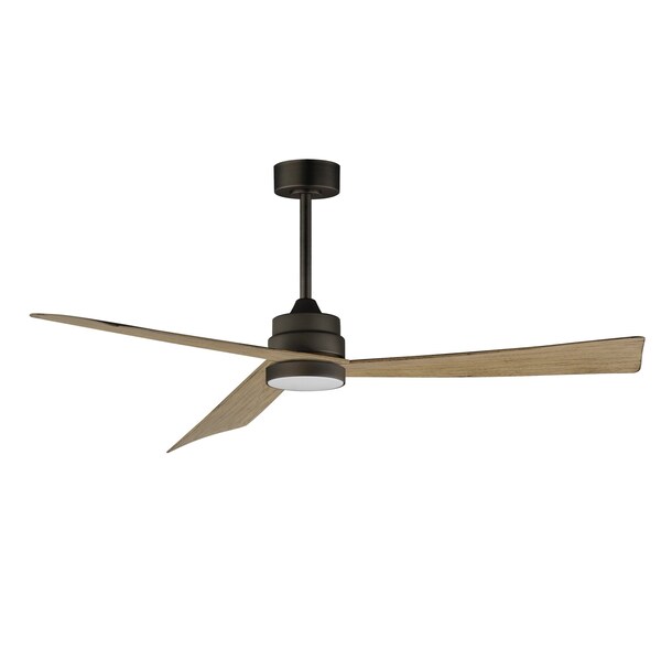 Maxim Lighting Vortex 60'' Outdoor Fan with LED Light Kit, Charcoal Bronze - 88849WTCHL