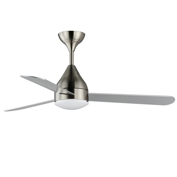 Maxim Lighting Selene 52'' 3-Blade Fan With LED Light Kit, Satin Nickel - 88841SN