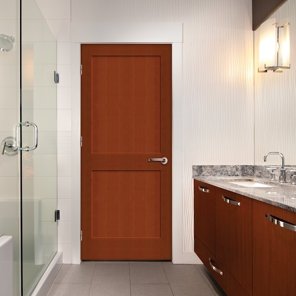 Codel Doors 28" x 80" Fir 2-Panel Interior Shaker Slab Door - 2468FIR8402