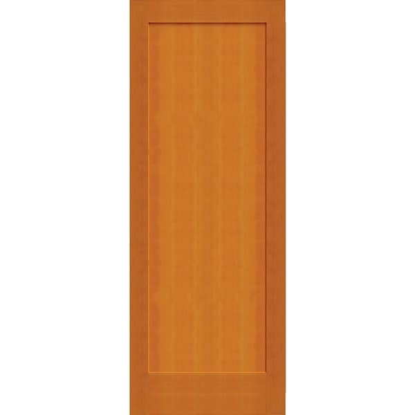 Codel Doors 18" x 80" Fir 1-Panel Interior Shaker Slab Door - 1668FIR8401