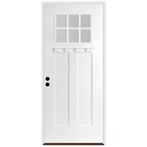 Trimlite Exterior Single Door, Right Hand/Inswing, 1.75 Thick, Fiberglass - 2868RHISPSFHER2066C491610BB
