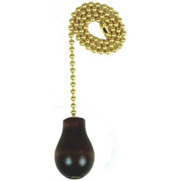 Jandorf Jandorf Specialty Hardw 60318 12 in. Ceiling Fan Pull Chain With Walnut Wooden Knob - 3403961