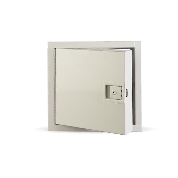 Karp Insulated Fire Rated Access Door, KRP-150FR Keyed Paddle Latch Prime 30x24 - KRPP3024PH