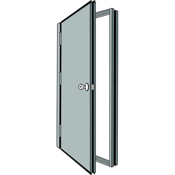 Harvard Products Security Door with Frame, Right, 85 1/2 in H, 38 5/8 in W, 1 3/4 in Thick - T83070304R424WIN